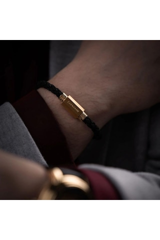 Earnshaw Es-002-b1 Bileklik Siyah - Altın