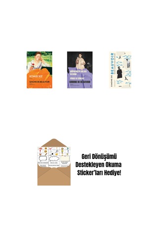 Sartre A Mektuplar 1: 1930-1939 + Müphemlik Ahlakı Üzerine - Pirus Ve Sineas + Nelson Algren'e Aşk Mektupları + Okuma Sticker'ları