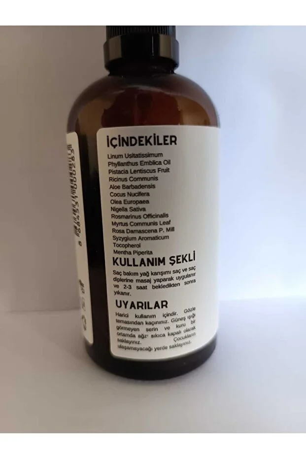 Saç Bakım Yağ Karışımı Seti 100% Naturel Banyo Öncesi Banyo Sonrası 2 Adet Saç Bakım Yağ Karışımı