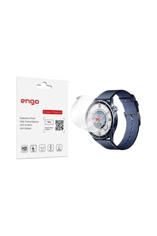 Xiaomi Watch S5 46mm Ekran Koruyucu Tpu Şeffaf Film 2 Adet