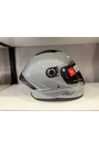 Mt Helmets Mt Stınger A12 Motosiklet Kaskı Nardo Gri