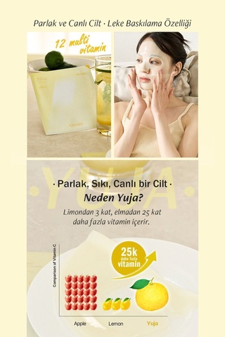 Luvum Şeffaflaşan Kore Maske Yuja Aydınlatıcı Calming Repair Yuja Gel Mask16 ML