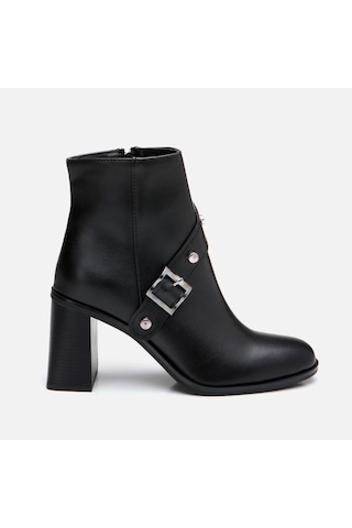 Hotiç Siyah Kadın Topuklu Bot 01boh295350a100 Siyah-black Siyah