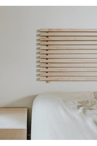 Masif Ahşap Yatak Başlığı