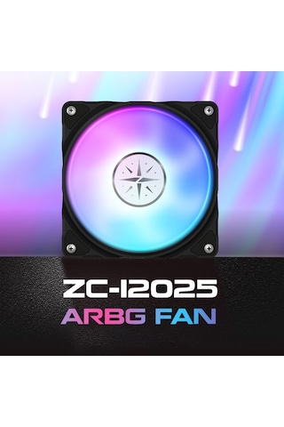 Novahub Zeagınal 120mm Argb Hidrolik Fan - Düşük Gürültü, Yüksek Performans, Rgb Işık Etkisi