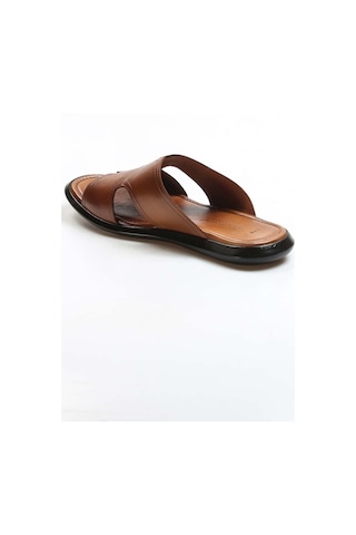 Fast Step Hakiki Deri Erkek Düz Terlik 018mba798x169 001