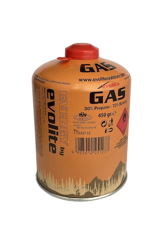 Evolite Butane Propane Vidalı 450 Gr. Ocak Kartuşu - 4 Adet Çok Renkli