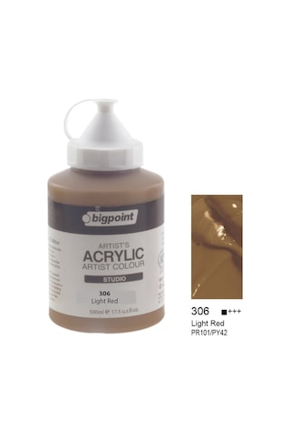 Bigpoint Akrilik Boya 500 Ml Light Red 306