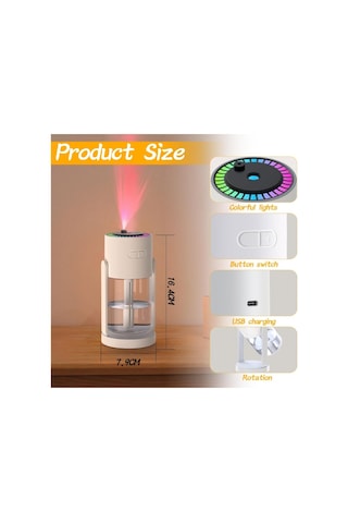 Led Işıklı Hava Nemlendirici Cihaz - 9028022434611do