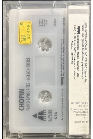 Kaset Chopin Piano Favourites Nelson Freire Kaset