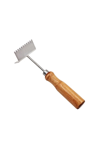 Xurunkeji Arıcılık Küreği, Paslanmaz Çelik Kraliçe Arı Dışlayıcı, Ahşap Saplı Arı Kovanı Çerçevesi Temizleme Küreği, Arıcı Malzemeleri