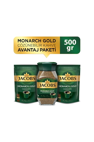 Jacobs Monarch Gold Çözünebilir Kahve 3'lü