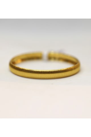 Yenigün Kuyumculuk 14 Ayar Altın Mat Simli 2.6 Gr 0-1 Yaş Çocuk Altın Bilezik