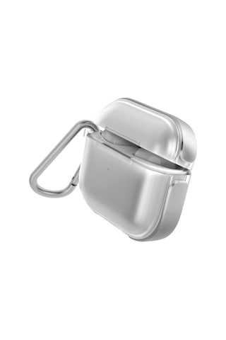Apple Uyumlu AirPods 3.Nesil Kılıf Askı Aparatlı Raptic Air Serisi Kılıf Gümüş