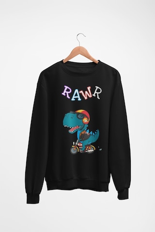 Magors Stıl-x Baskılı Erkek Çocuk Sweatshırt Siyah-7