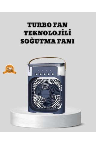 Sessiz Çalışan Turbo Fan Güçlü Hava Akışlı Masa Üstü Vantilatör