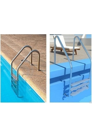 WATERSHUT 3 Basamak STANDART Model Paslanmaz Çelik Havuz Merdiven