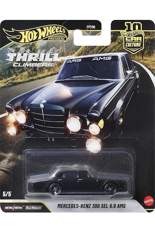 Hot Wheels Premium Mercedes-benz 300 Sel 6.8 Amg Thrill Climbers Car Culture 1/64 Siyah Hot Wheels Premium Mercedes-benz 300 Sel 6.8 Amg Thrill Climbers Car Culture 1/64 Siyah