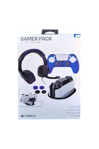 Playstation 5 Oyuncu Seti Kulaklık Şarj Istasyonu Dualsense Kılıf Ve Analog Koruyucu