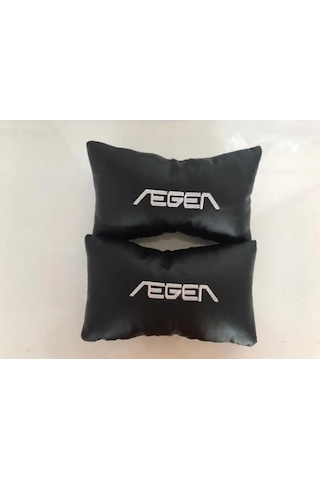 Fiat Egea Nakışlı Deri 1 Çift Boyun Yastık Ve 1 Çift Kemer Pedi 1 Diğer