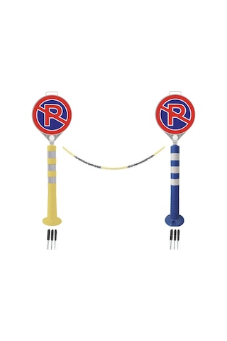 Park Yapılmaz Otopark Seti 2 Adet 8075 Delinatör + 2 Adet Levha +3 Metre 8mm Plastik Zincir