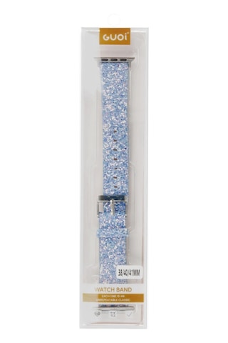 Apple Watch 38mm Ry Taşlı Kordon - Turkuaz
