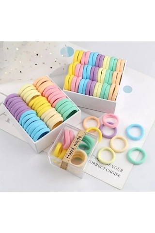 Okavango Kadın 50'li Havlu Lastik Toka Seti Çok Renkli