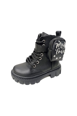 Fix Kids 9602p Deri Çantalı Trend Fashion Kız Çocuk Bot Siyah