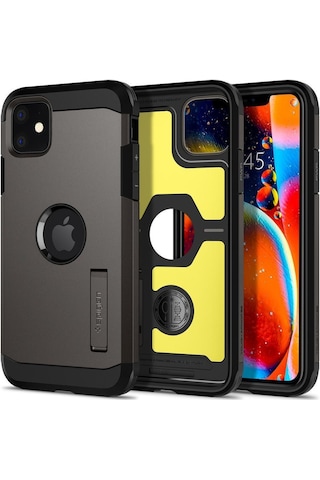 Spigen Apple Uyumlu iPhone 11 Pro İle Kılıf Tough Armor Xp Gunmetal