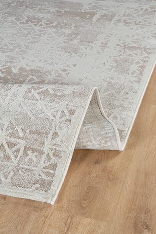 Kaşmir Halı 7/24 Sahara Marta Bej 160x230 CM Salon Mutfak Halısı Kilim