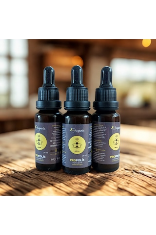 Zeytinyağında Çözdürülmüş Organik Damla Propolis 20 Ml