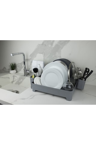 Primanova M-E74-07 Kiev Bulaşıklık Gri Bulaşık Sepeti Gri