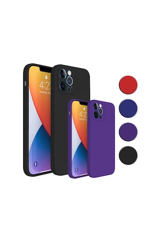 Apple Uyumlu iPhone 13 Pro Max Kılıf FitCase PremiumS Silikon Arka Kapak
