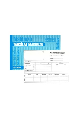 Tahsilat Makbuzu Otokopili 2-50 Gürmat Tahsilat Makbuzu Kendinden Karbonlu 50 Sayfa 3 Adet