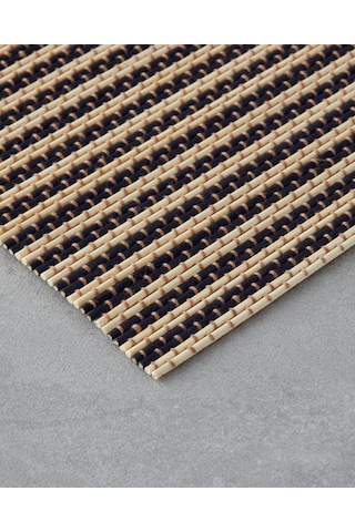 English Home Serene Bambu 4'lü Amerikan Servis 30x45 Cm Siyah-krem Siyah-krem