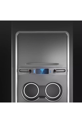 Ximistore9 Tesla Model 3/y İçin Orta Konsol Hub: Genişletilebilir Kablolu, Pd+type-c Desteği, Araç İçi Hızlı Şarj