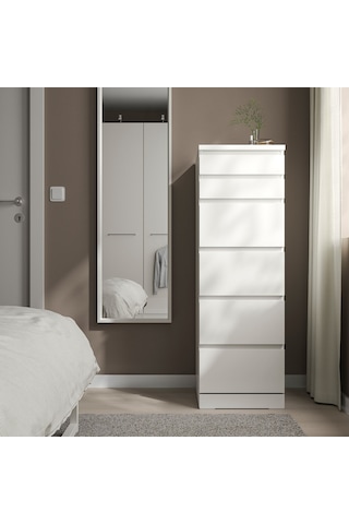 Ikea Nissedal Boy Aynası 40x150 Cm Beyaz