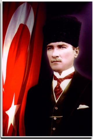 Atatürk Portre 150X225CM Raşel Kumaş Dijital Baskı Bayrak