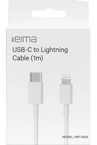 Eıma Emt-0020 Usb-c To Lightning 20w Hızlı Şarj Kablosu 1m Apple Uyumlu iPhone
