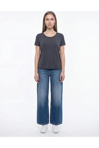 Kadın T-shirt Lf2040480 Gri