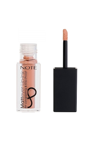 Note Cosmetique Mattever Lip-Ink Mat ve Kalıcı Likit Ruj 01 First Love Beige - Nude