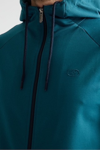 Shooter Sportswear Shooter Erkek Elit Class Eşofman Takımı Mevsimlik Kapüşonlu Manşetli Paça Rahat Kalıp Petrol Mavisi