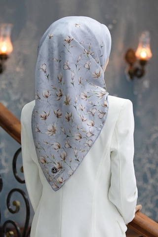 Vissona Twill İpek Eşarp - 51776 - 0030 Mavi