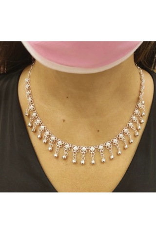 Oriental Kuyumculuk Jewellery Telkari Kişniş Akıtma Gümüş Kolye Gümüş
