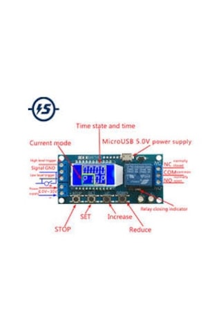 Dijital Lcd Ekran Zaman Geciktirme Röle Modülü Xy-Lj02