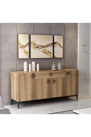 Minar Moon Modern Konsol 160 Cm - Dore Ceviz