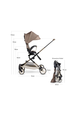 Micro Baby Cruiser Bebek Arabası 360 Latte