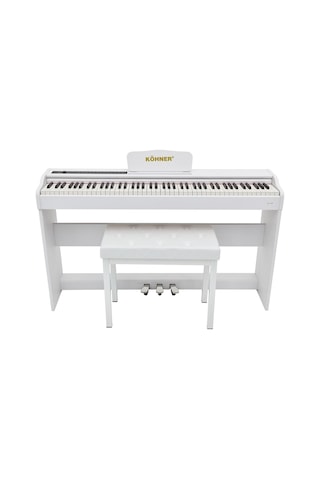 Slp-225 Wh Dijital Konsol Piyano, Bluetooth, Tuş Hassasiyeti, 88 Tuşlu (KULAKLIK VE TABURE)