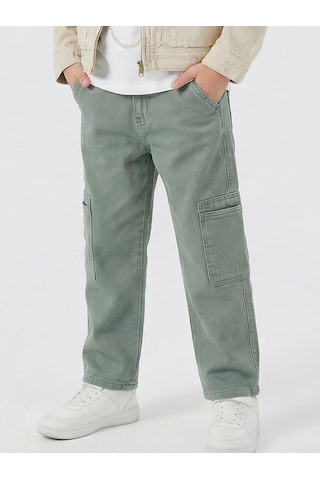 Xo Kids Erkek Çocuk Pantolon 4-13 Yaş 2616 Yeşil