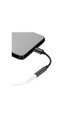 Xindoker Type-c'den 3.5mm'ye Ses Adaptörü, Dac Dijital Çözümleme, Arama Ve Müzik Dinlemeye Destek, Siyah